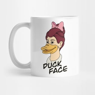 Duck face girl Mug